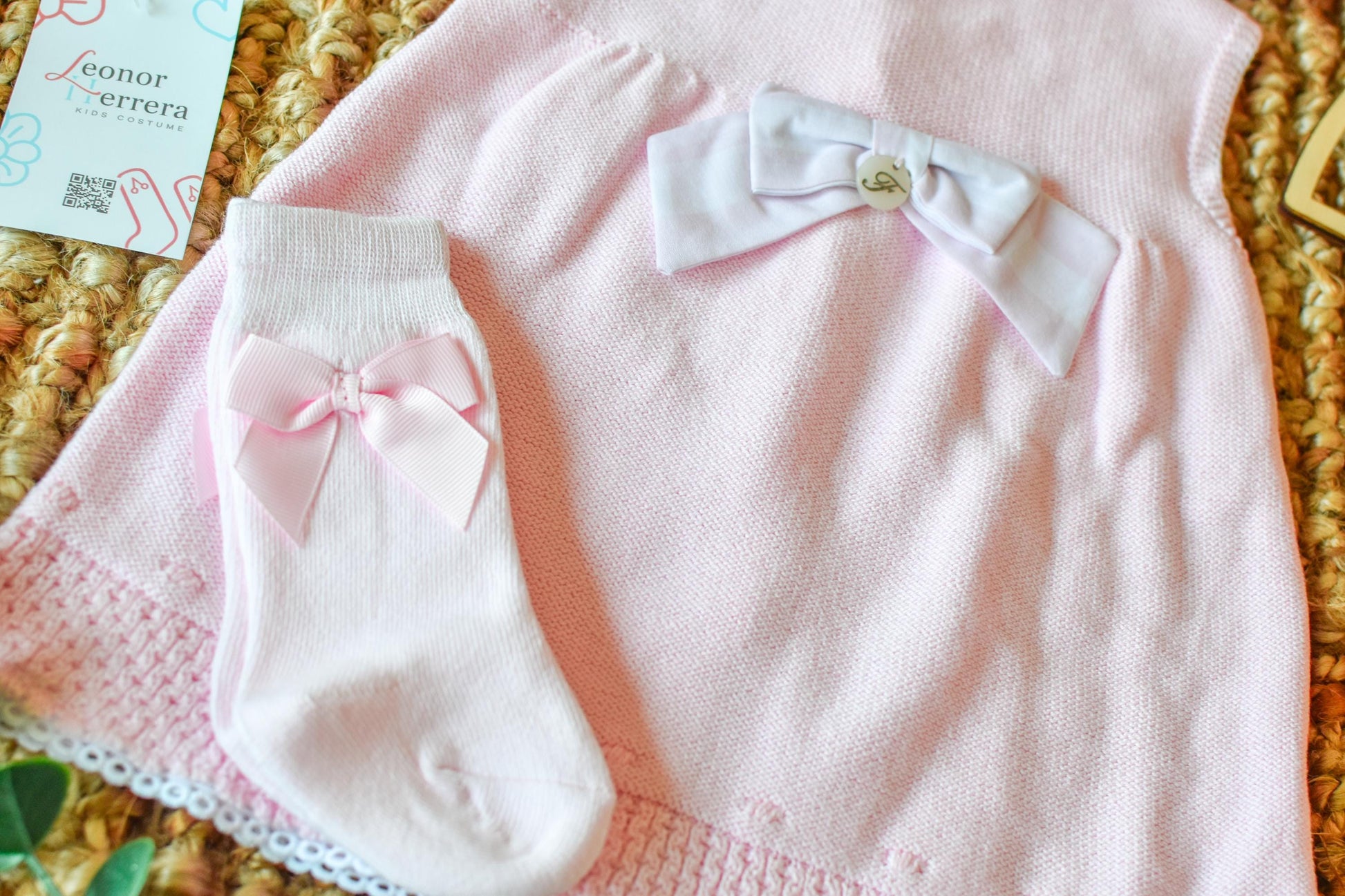 Knitted Dress in Pink