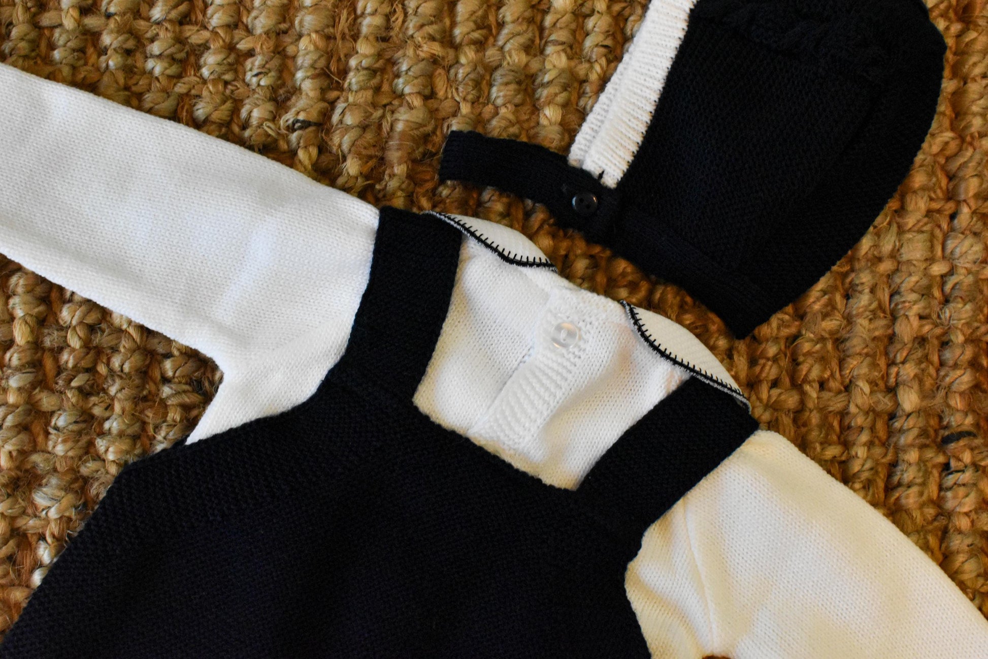 Romper Knit In Dark Blue