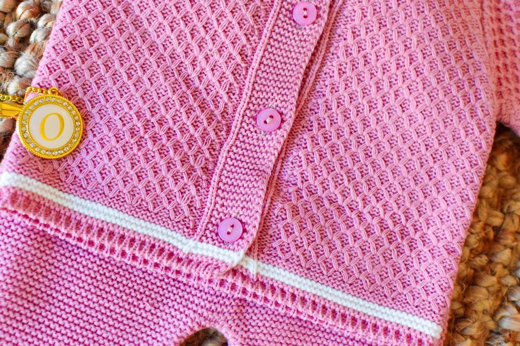 Relief Knit in Old Pink
