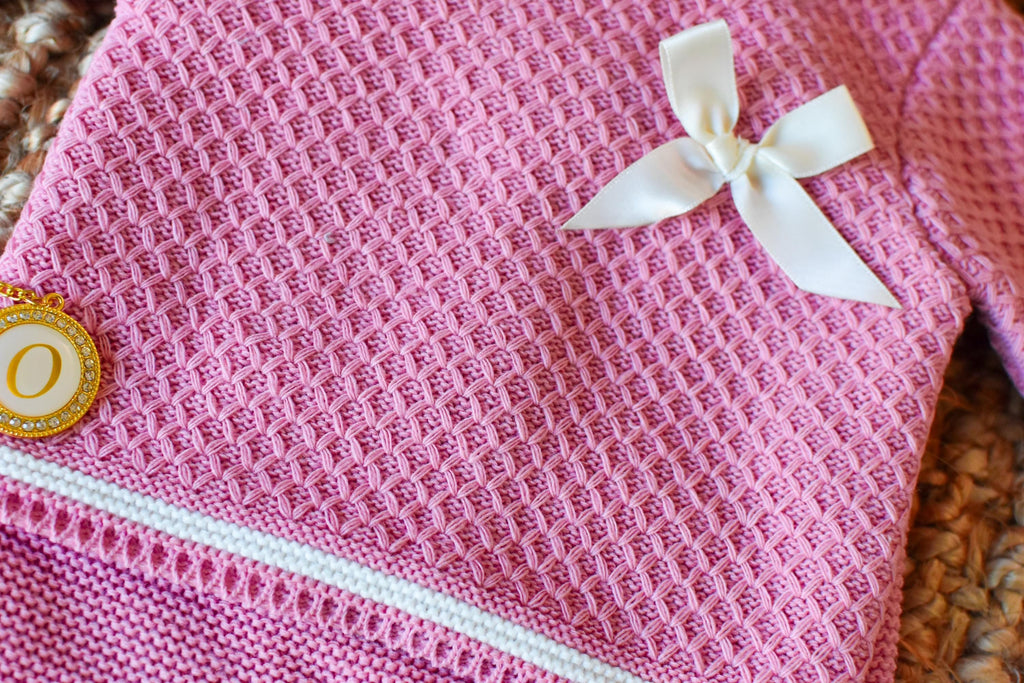 Relief Knit in Old Pink