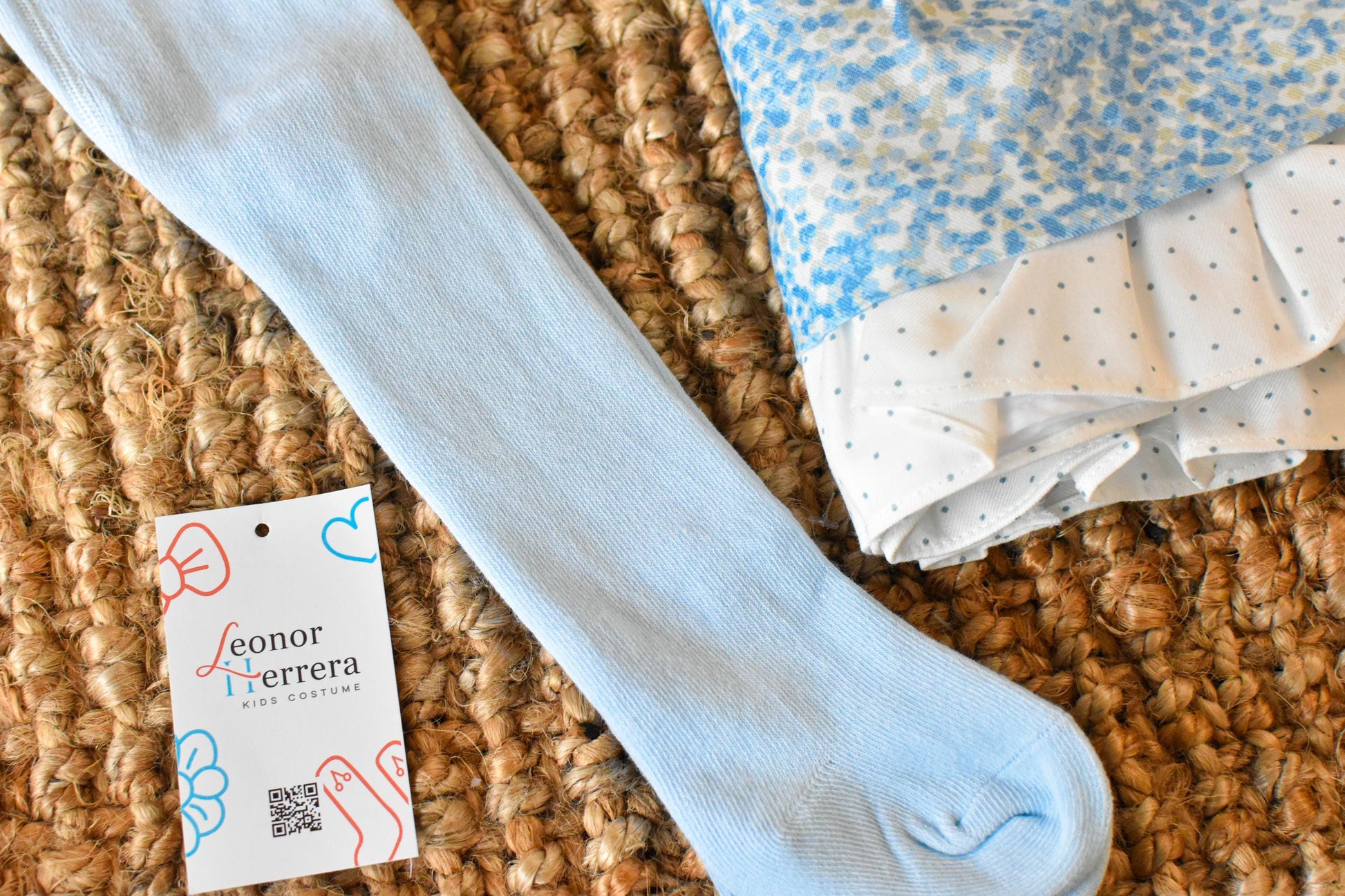 Dress outfit baby girl in Baby blue