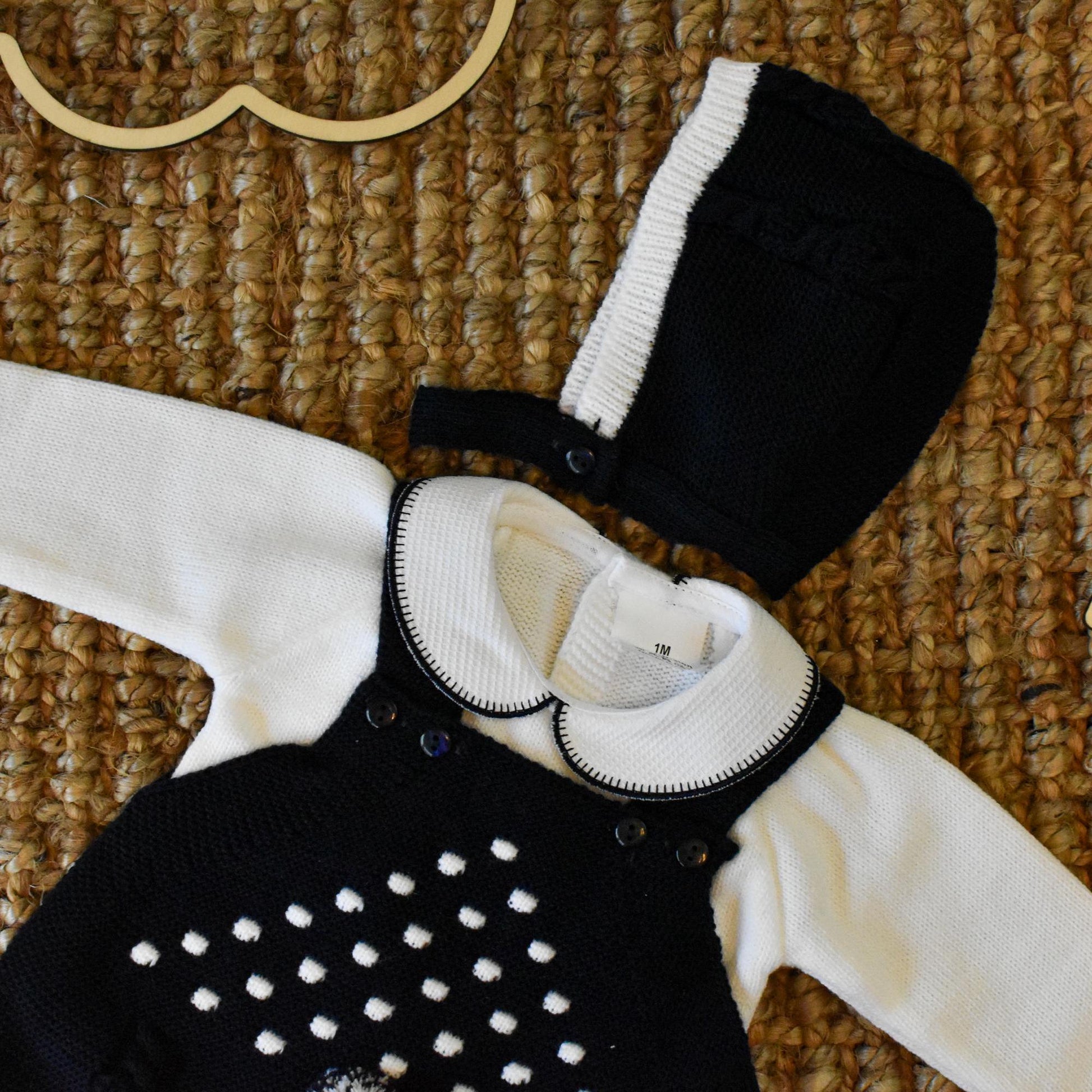 Romper Knit In Dark Blue