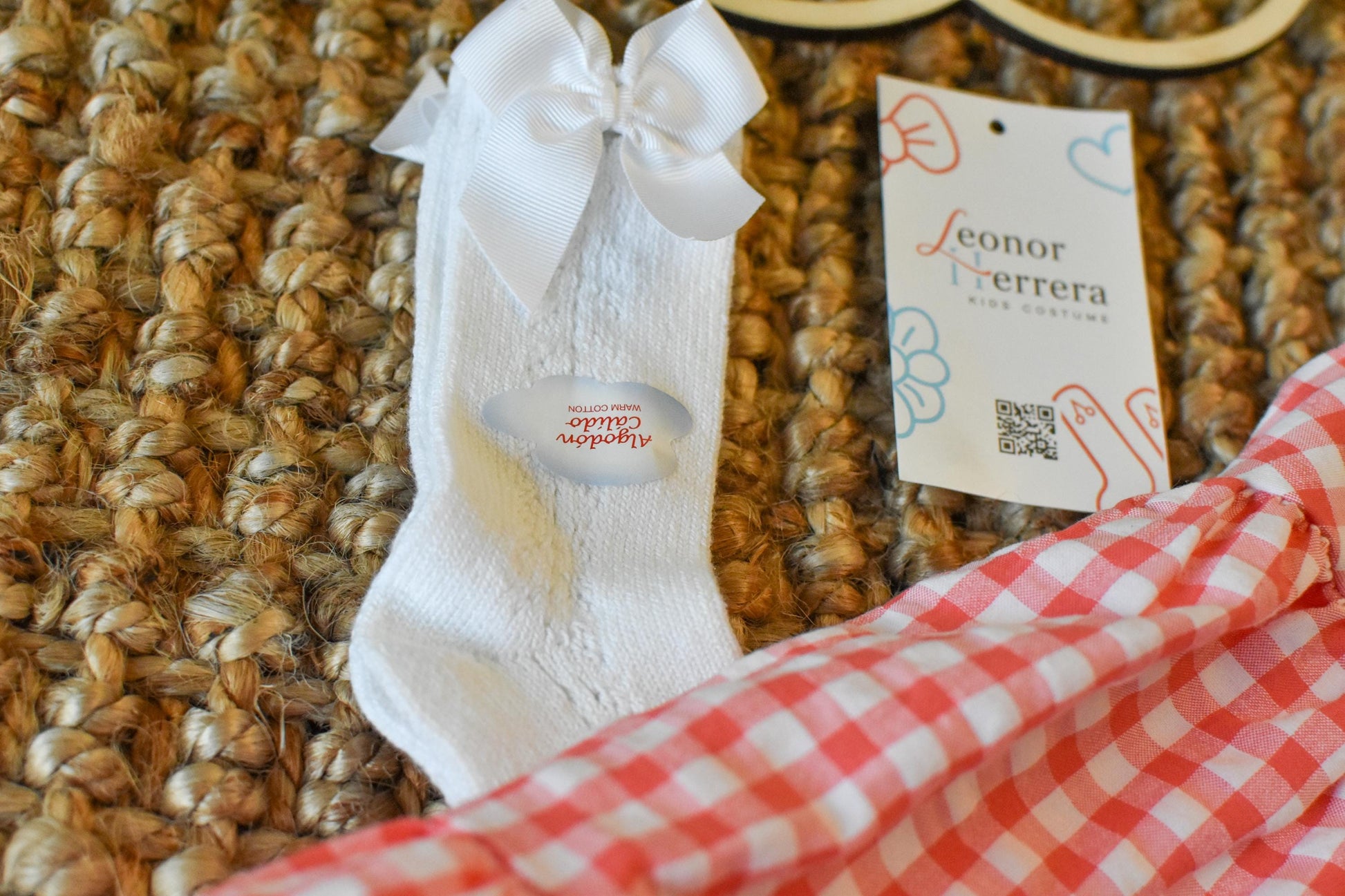 Dress Square in coral Red