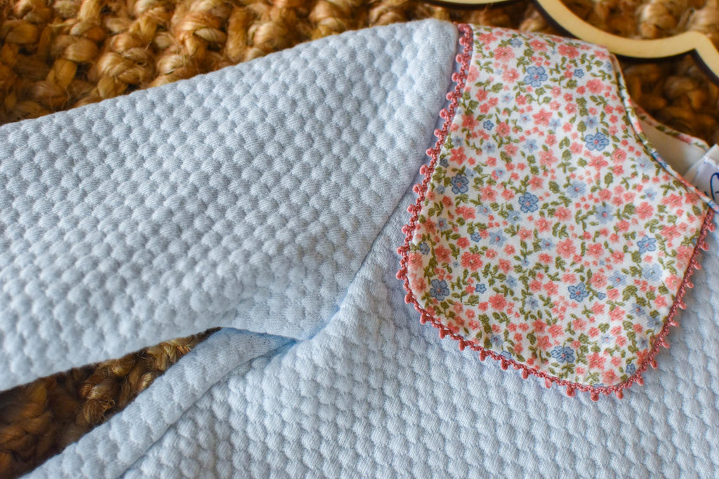 Spanish Dress for Girl in Blue