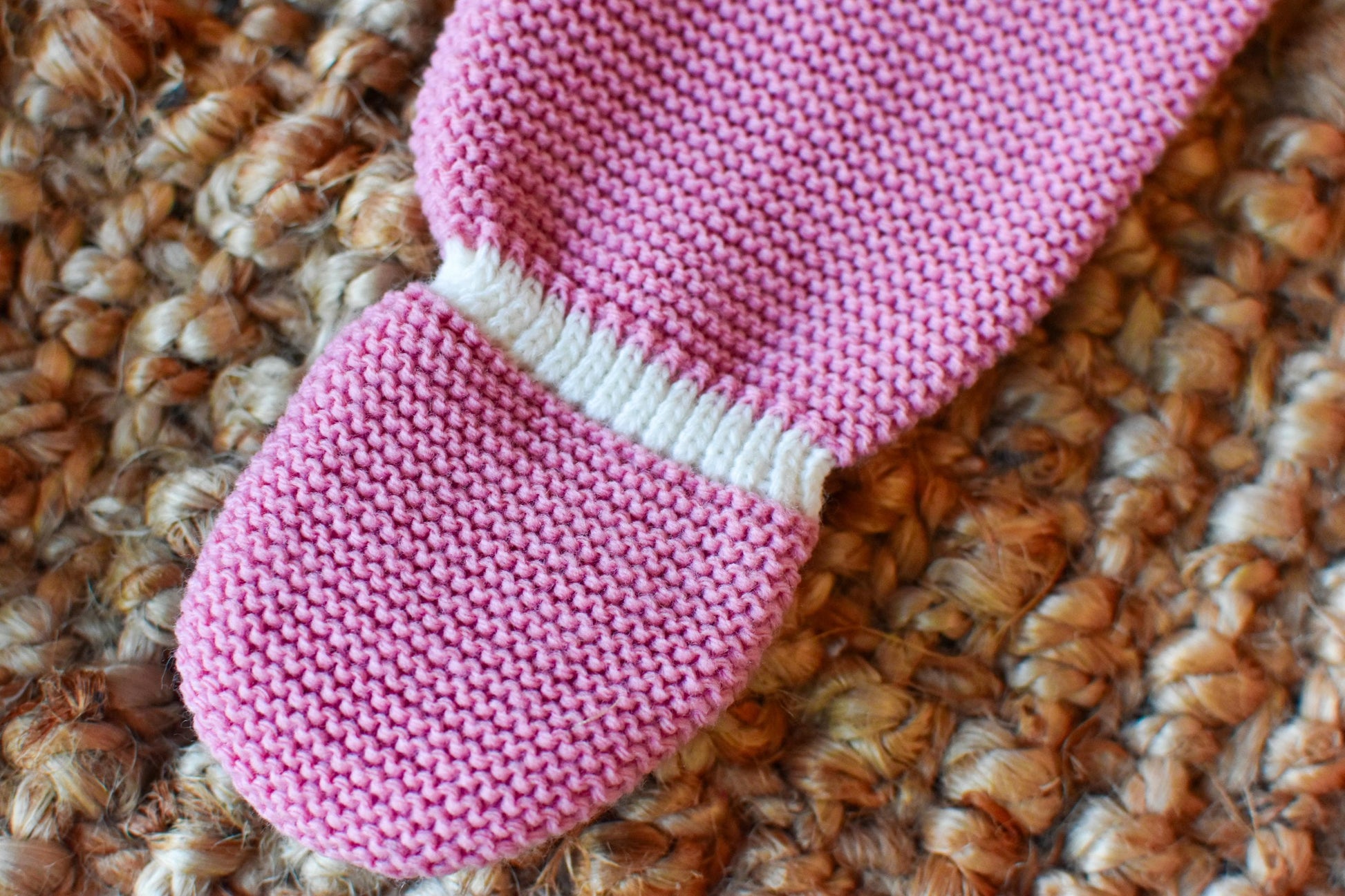 Relief Knit in Old Pink
