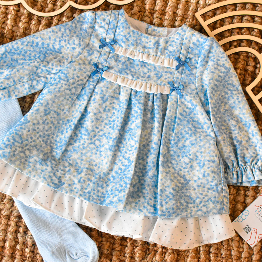 Dress outfit baby girl in Baby blue