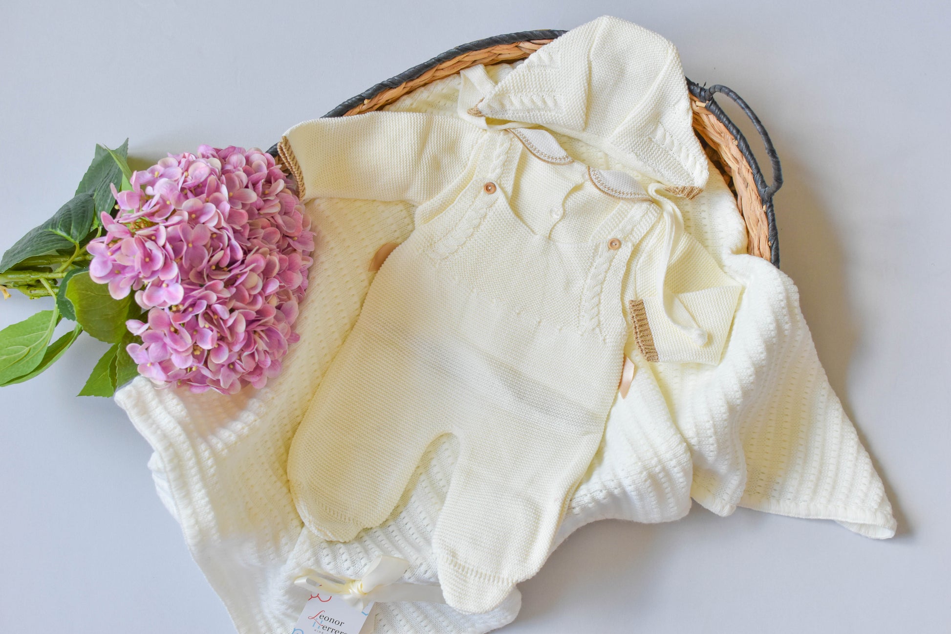 Romper Doble Cable in Beige