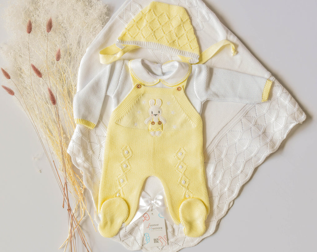 Knit Bunny in Yellow