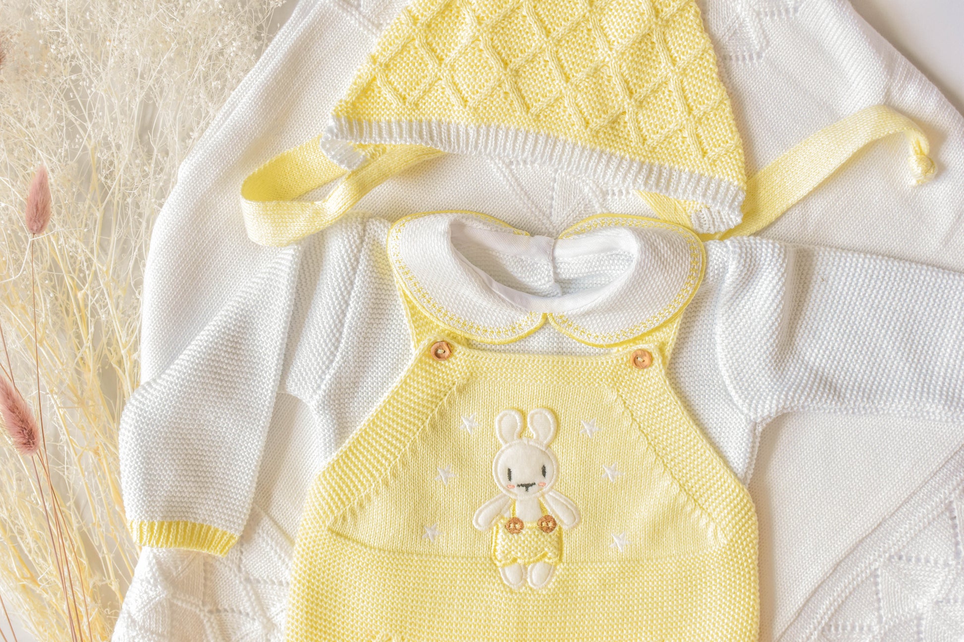 Knit Bunny in Yellow