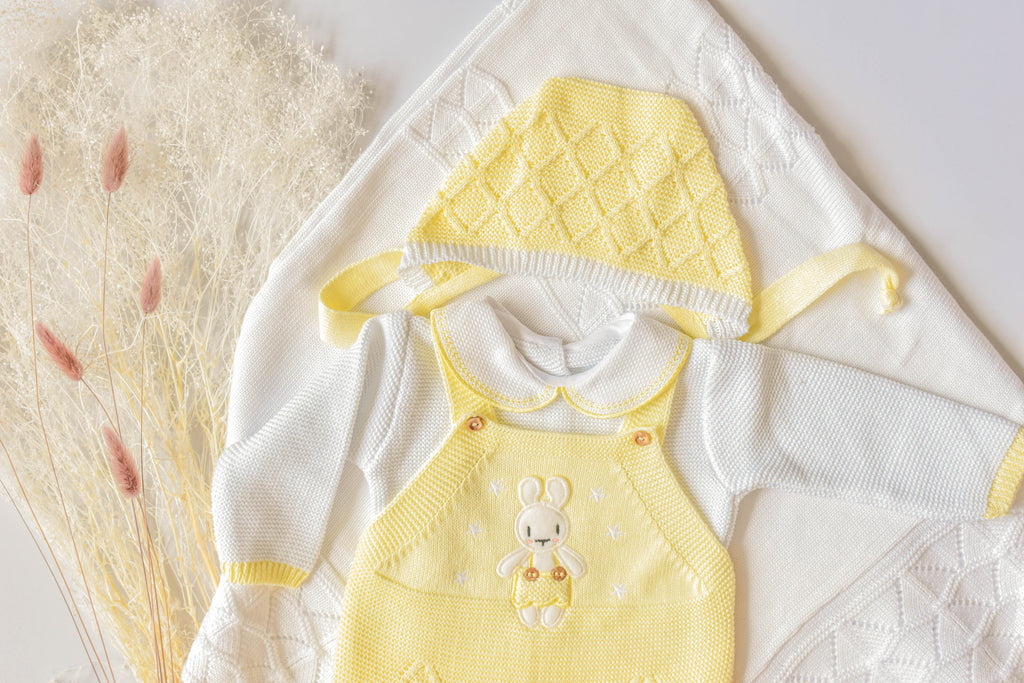 Knit Bunny in Yellow