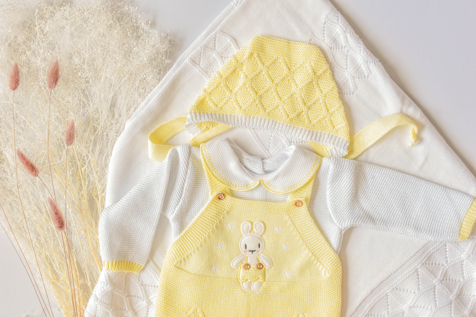 Knit Bunny in Yellow