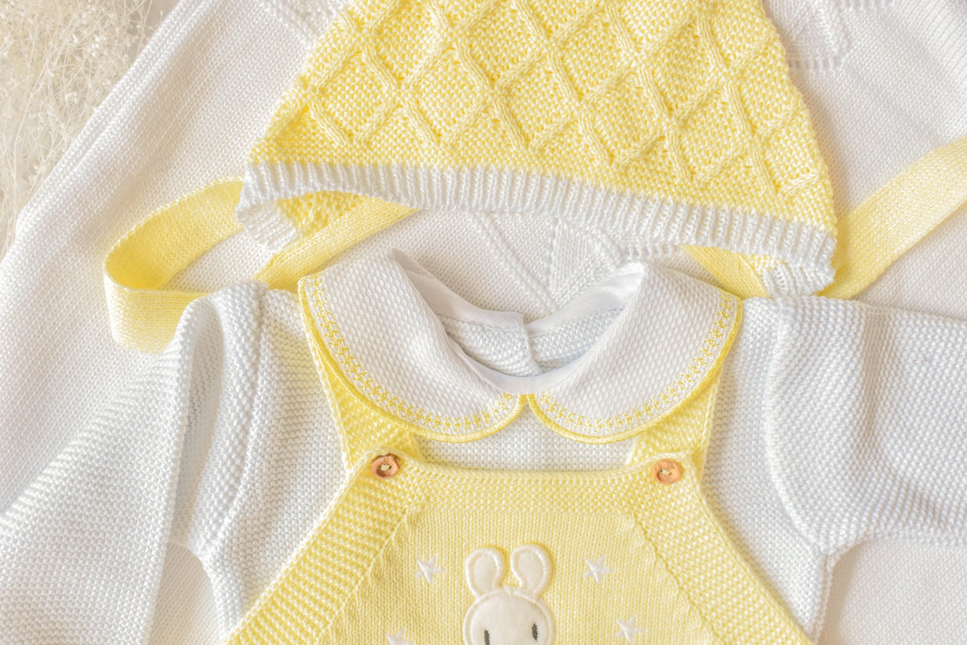 Knit Bunny in Yellow