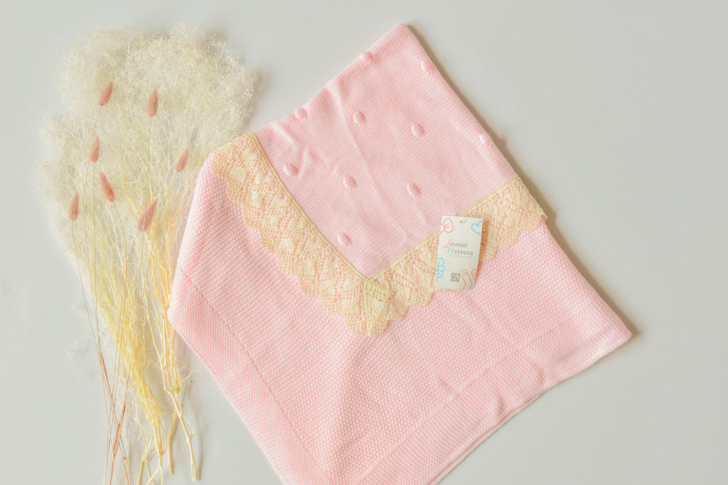 Blanket Point Lace in Pink