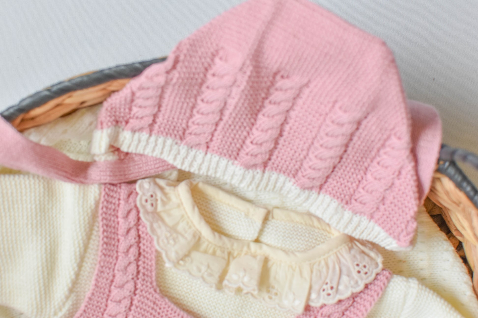 Romper Doble Cable in Old Pink