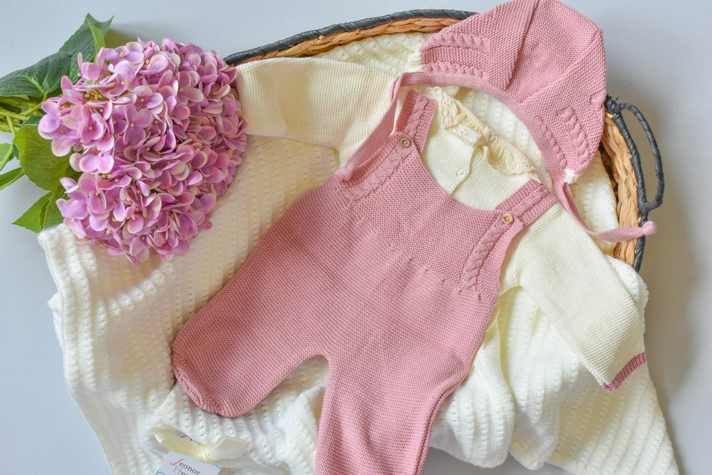 Romper Doble Cable in Old Pink