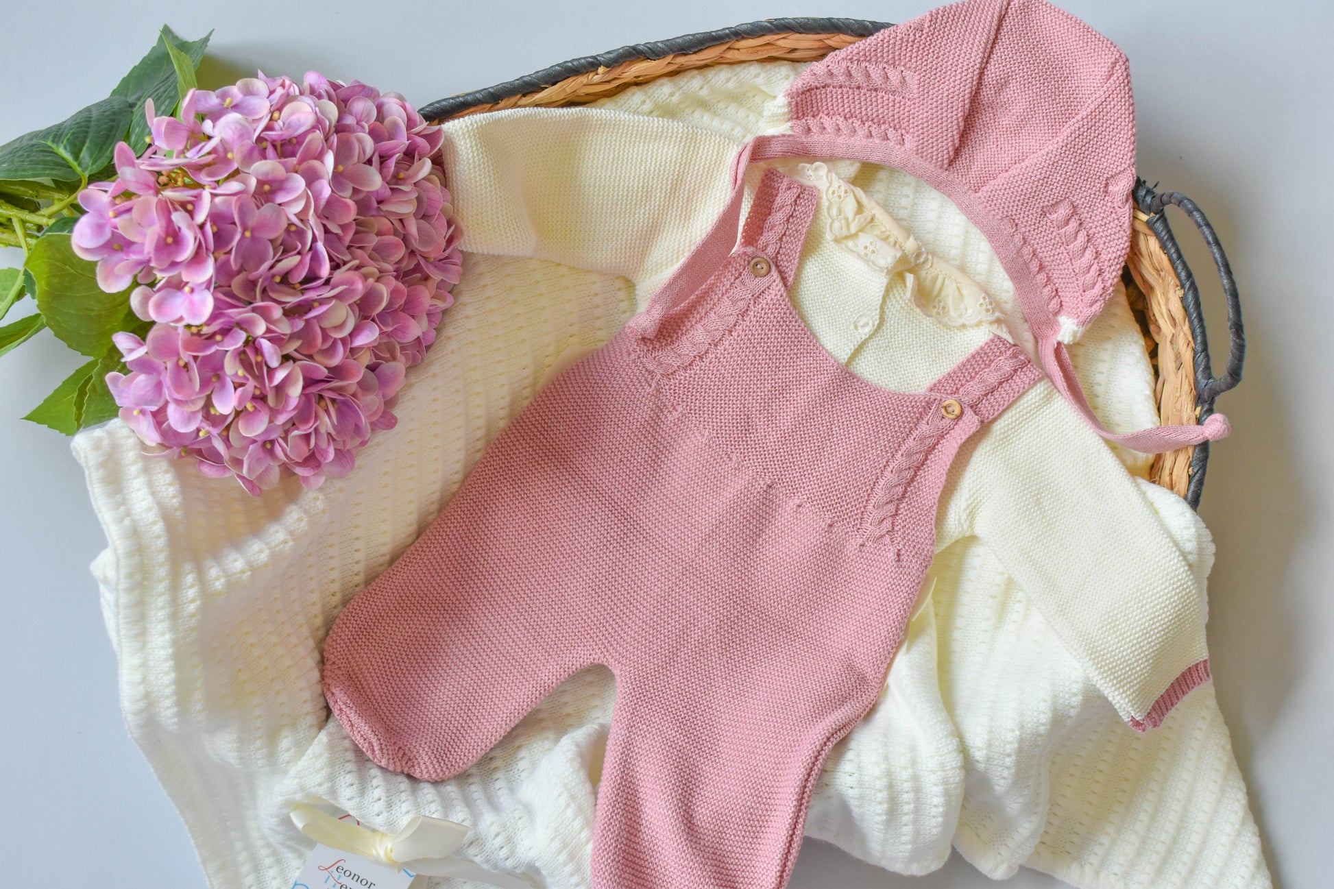 Romper Doble Cable in Old Pink