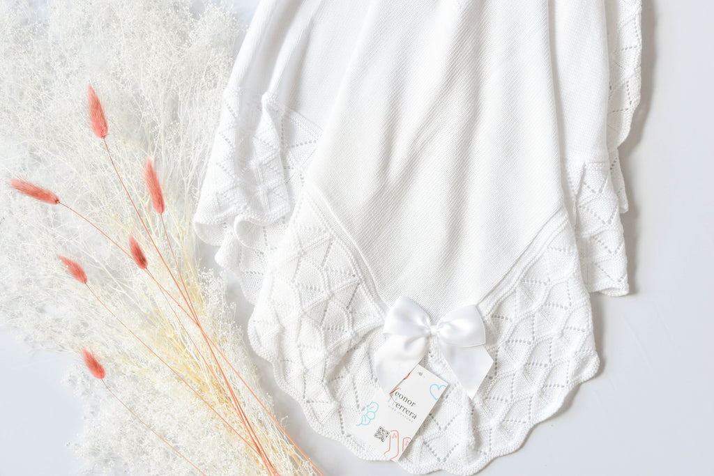Blanket Cotton Lace in White