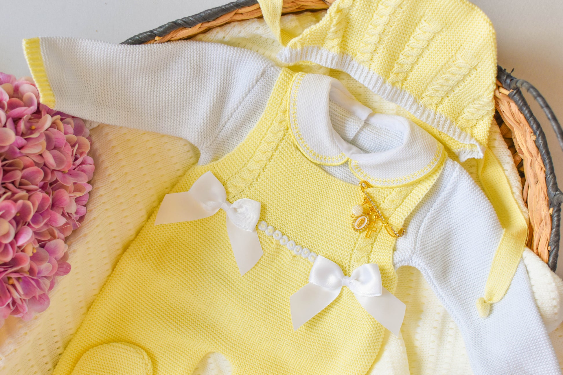 Romper Doble Cable in Yellow