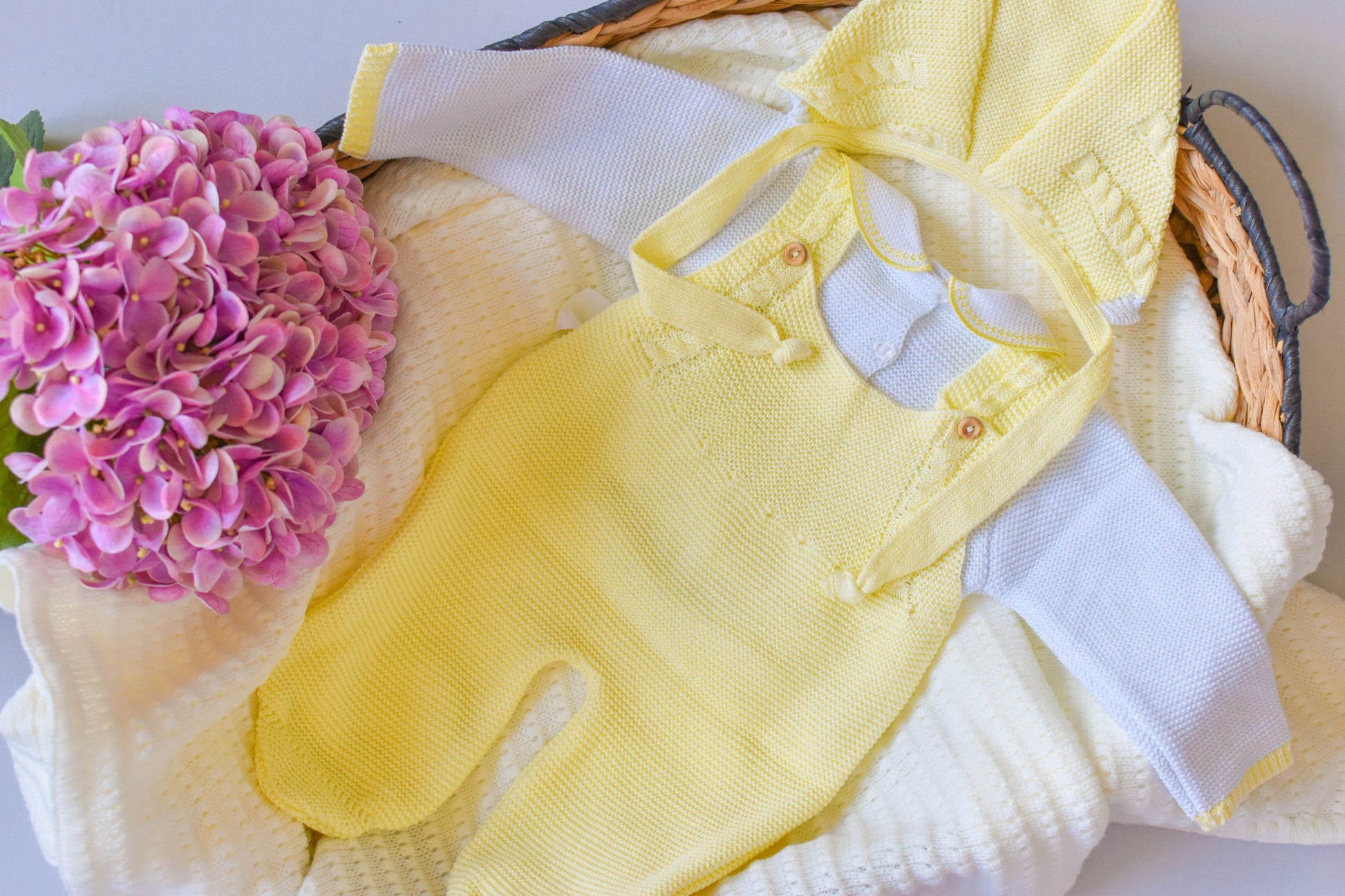 Romper Doble Cable in Yellow