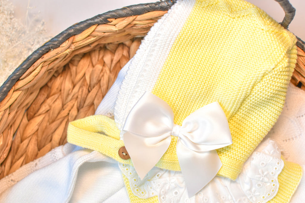 Romper Embroidered in Yellow