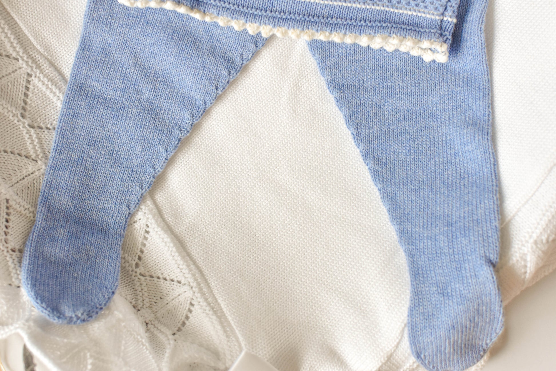 Knit Cotton Set in Blue