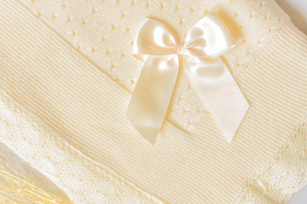 Luxury newborn blanket in Beige
