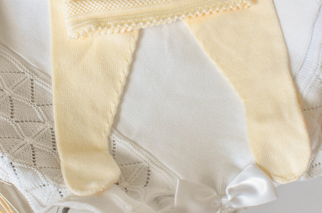 Knit Cotton Set in Beige