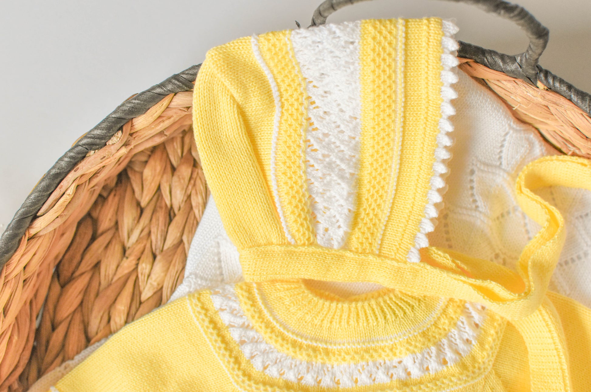 Knit Cotton Set in Yellow