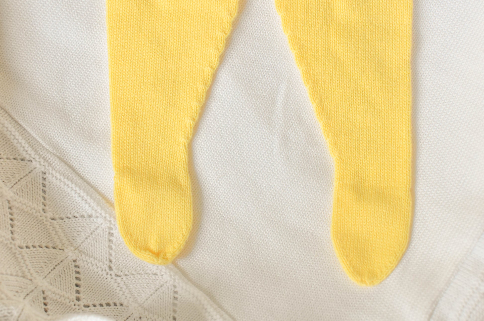 Knit Cotton Set in Yellow