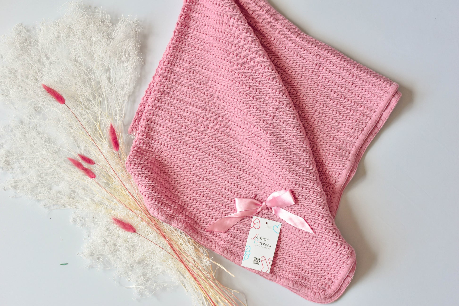 Blanket Newborn in Old Pink