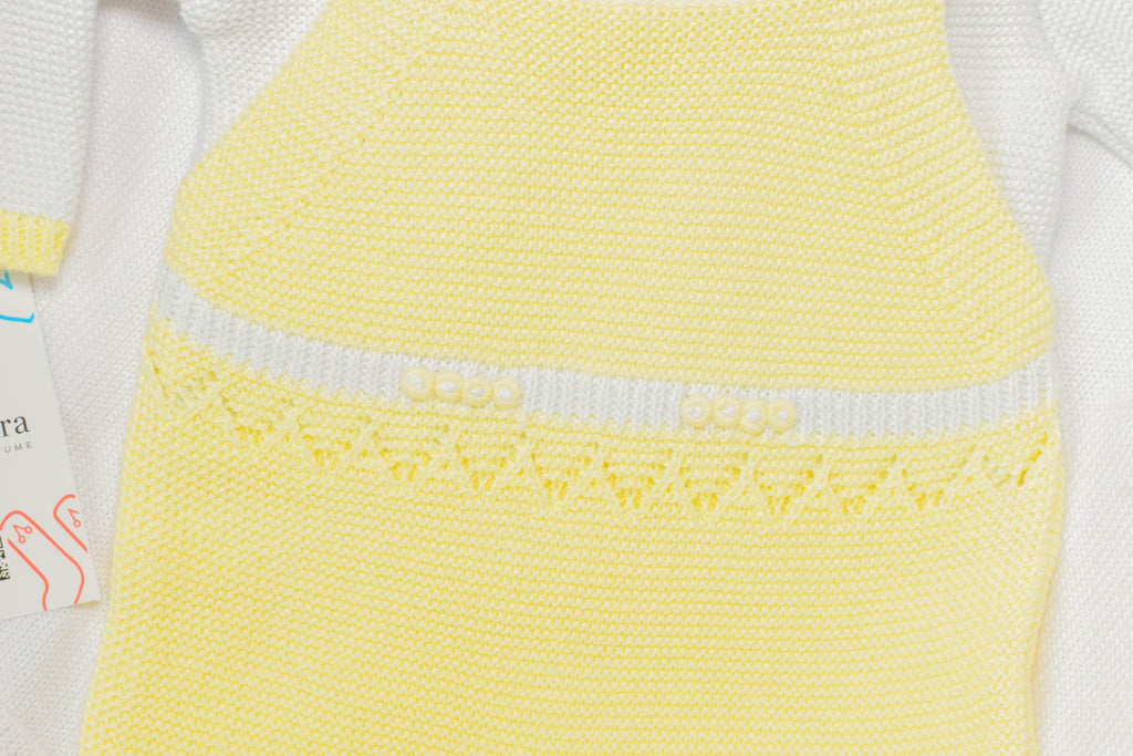 Romper Knit in Yellow