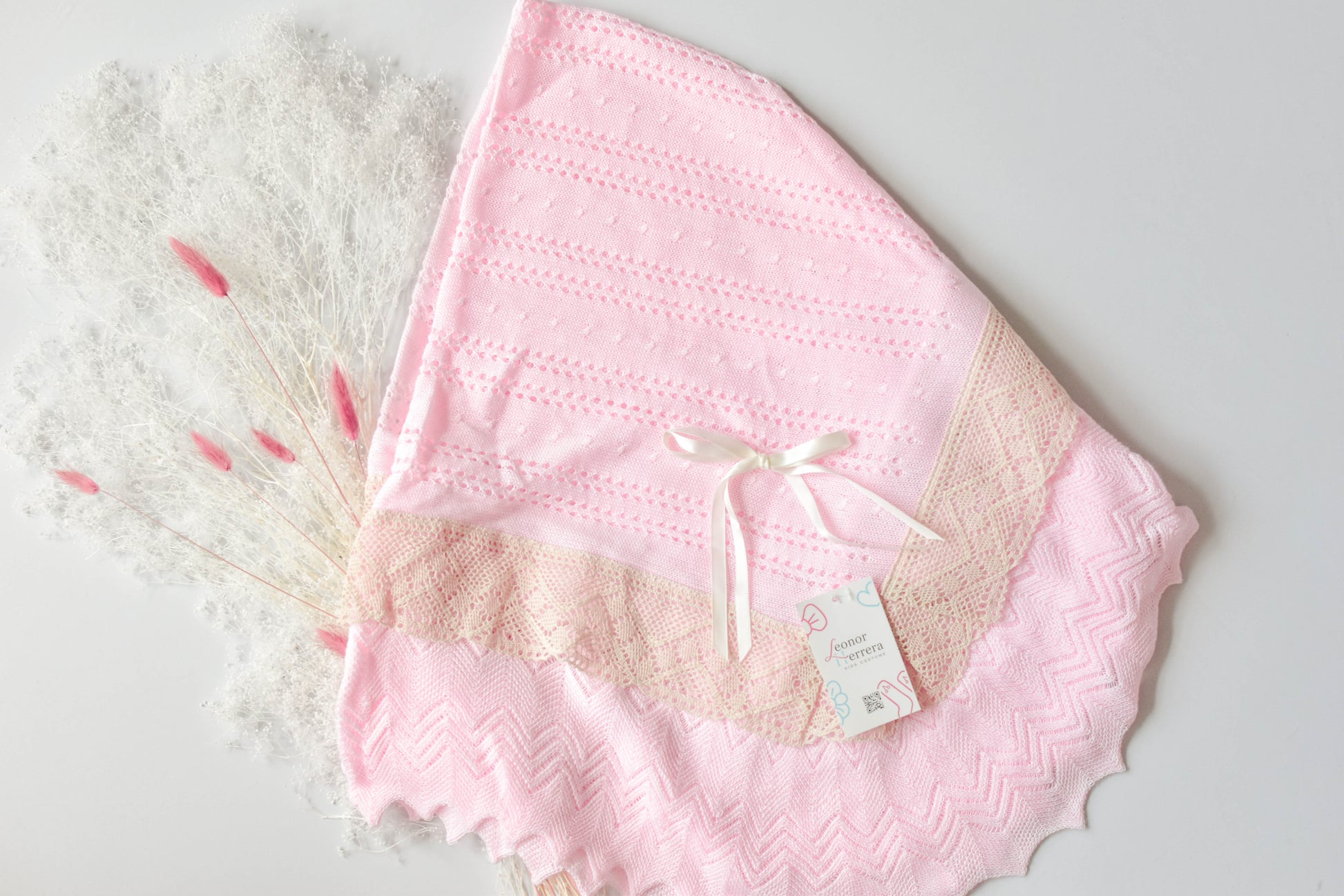 Blanket Bow Lace in Pink