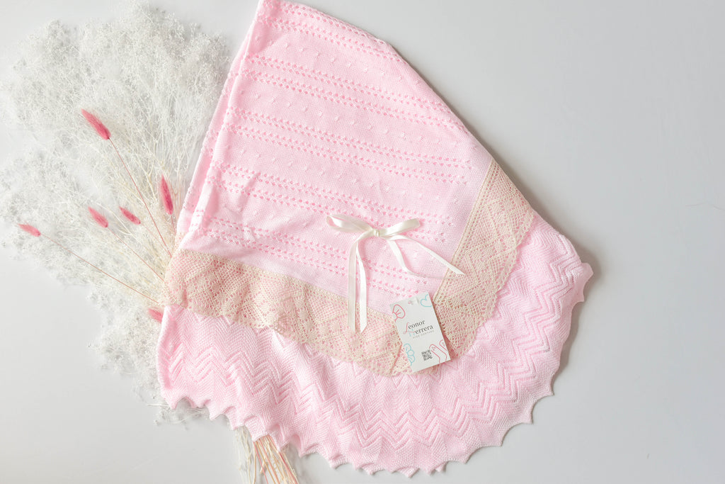 Blanket Bow Lace in Pink