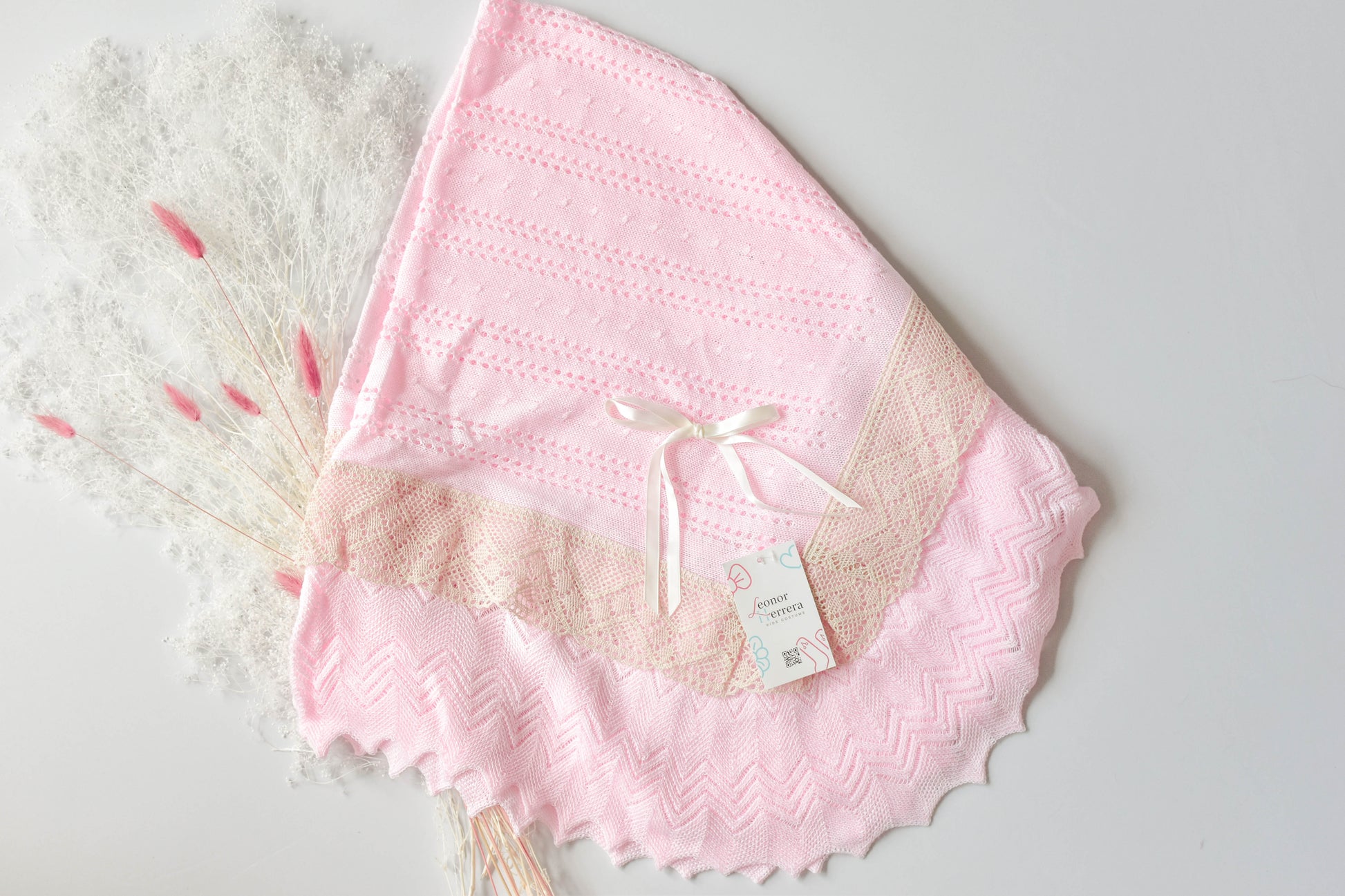 Blanket Bow Lace in Pink