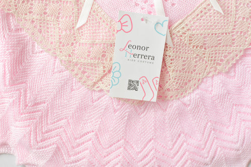 Blanket Bow Lace in Pink