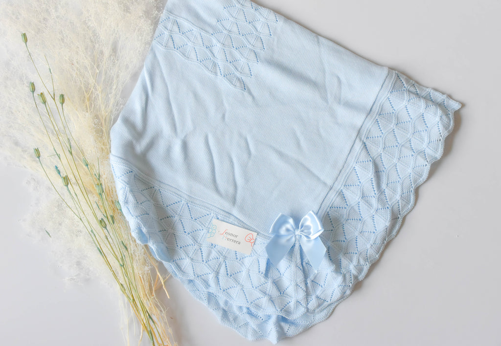 Blanket Cotton Lace in Blue