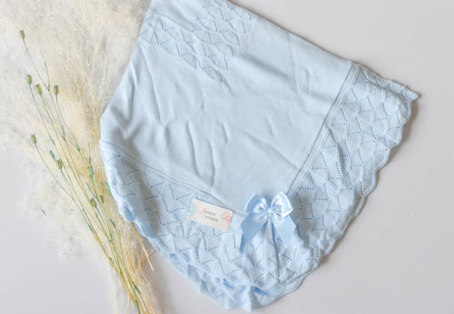 Blanket Cotton Lace in Blue