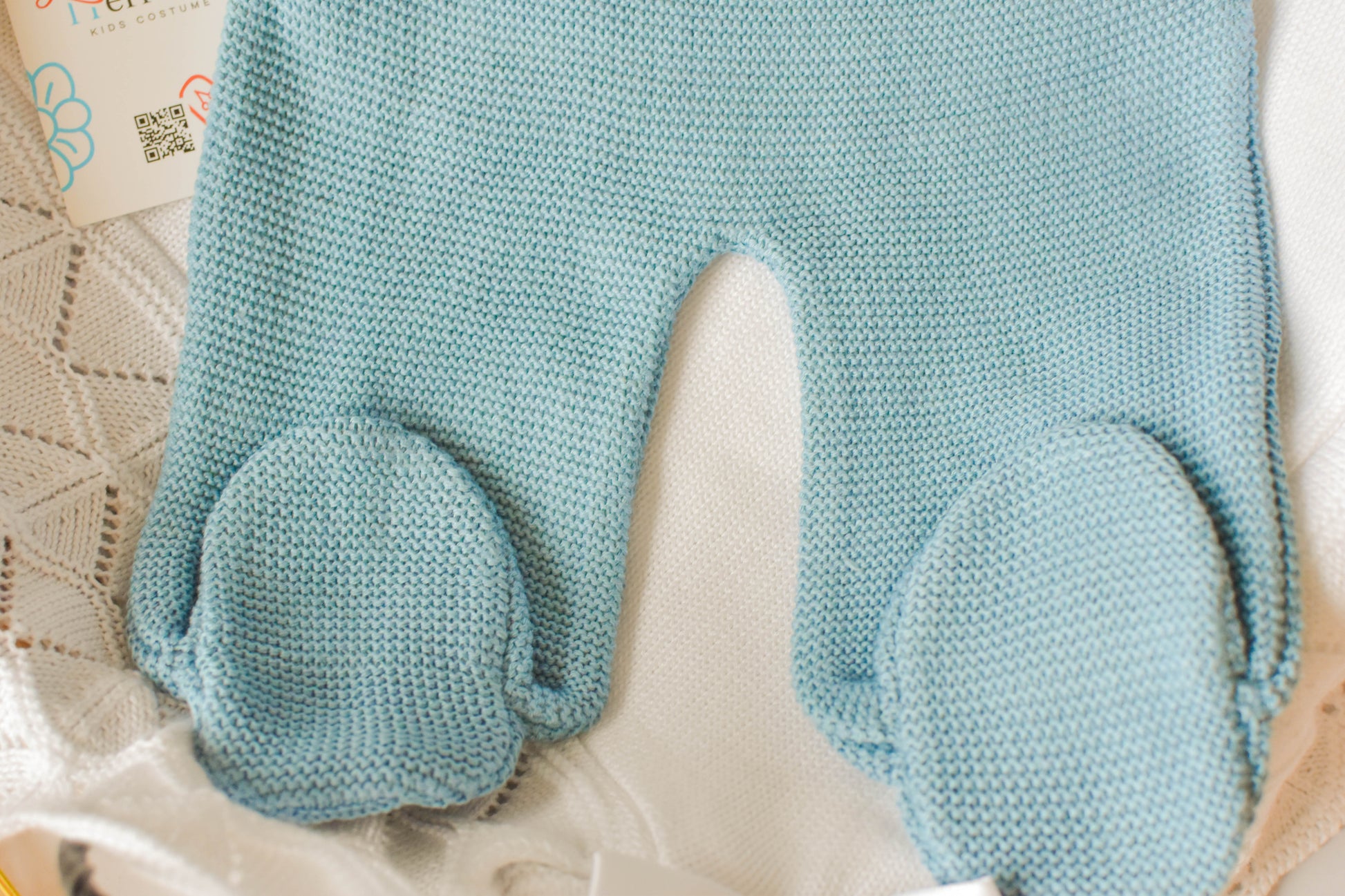 Knitted Newborn set in Blue