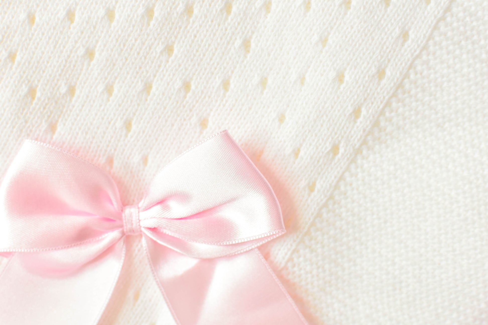 Luxury newborn blanket in Beige - Pink