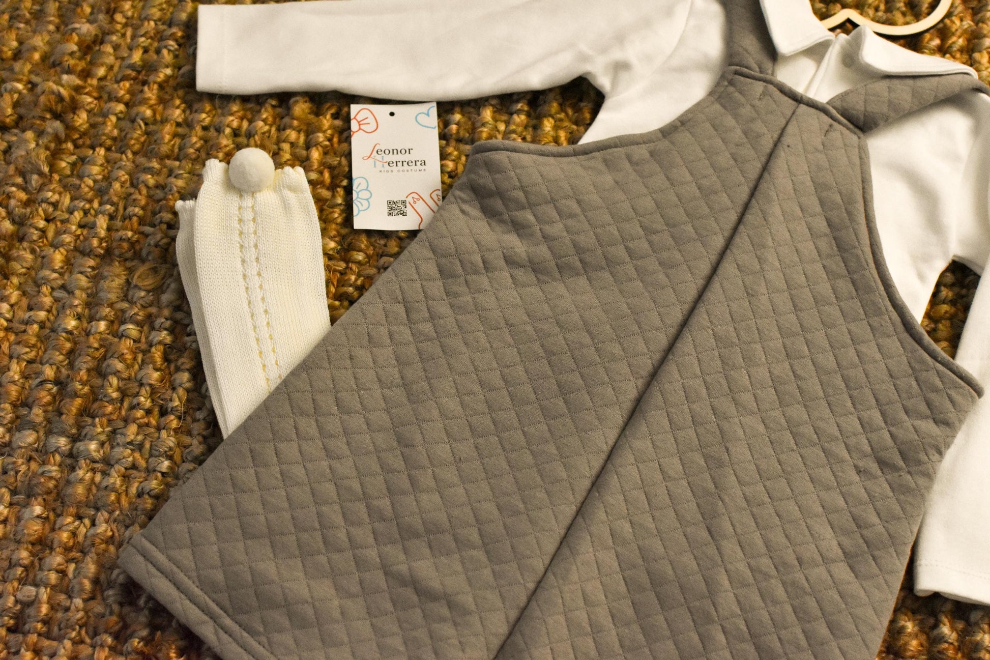 Boy Set Long Sleeve in Brown