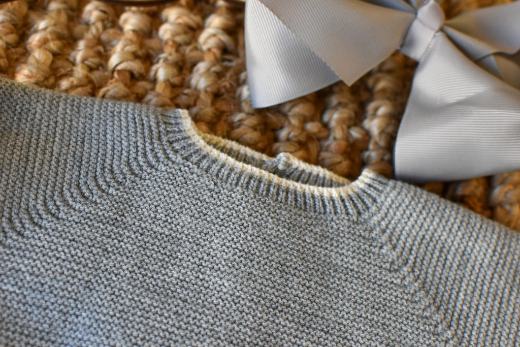 Ceremonial knit Dress in Grey