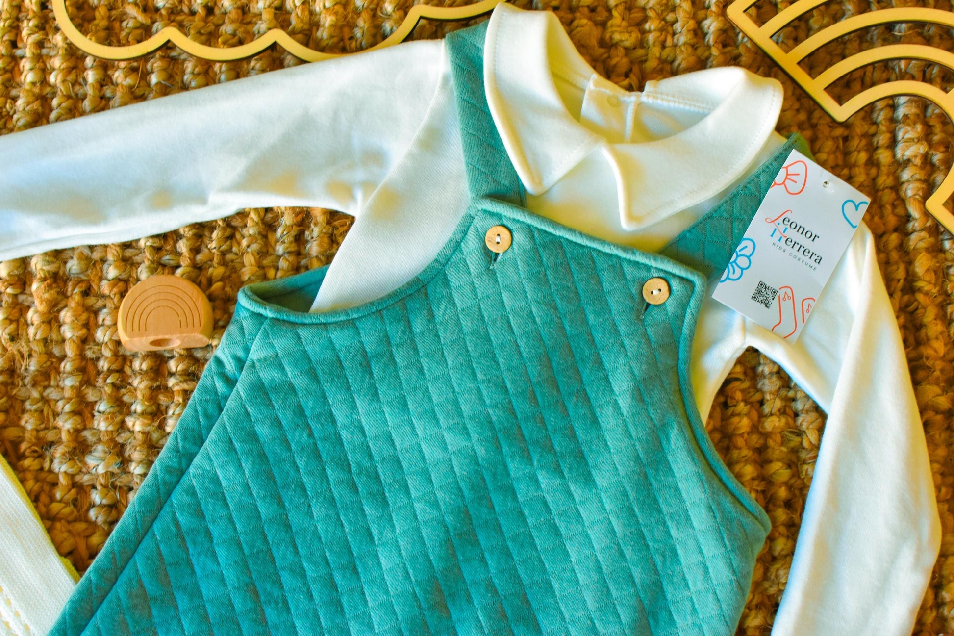 Boy Set Long Sleeve in Brown