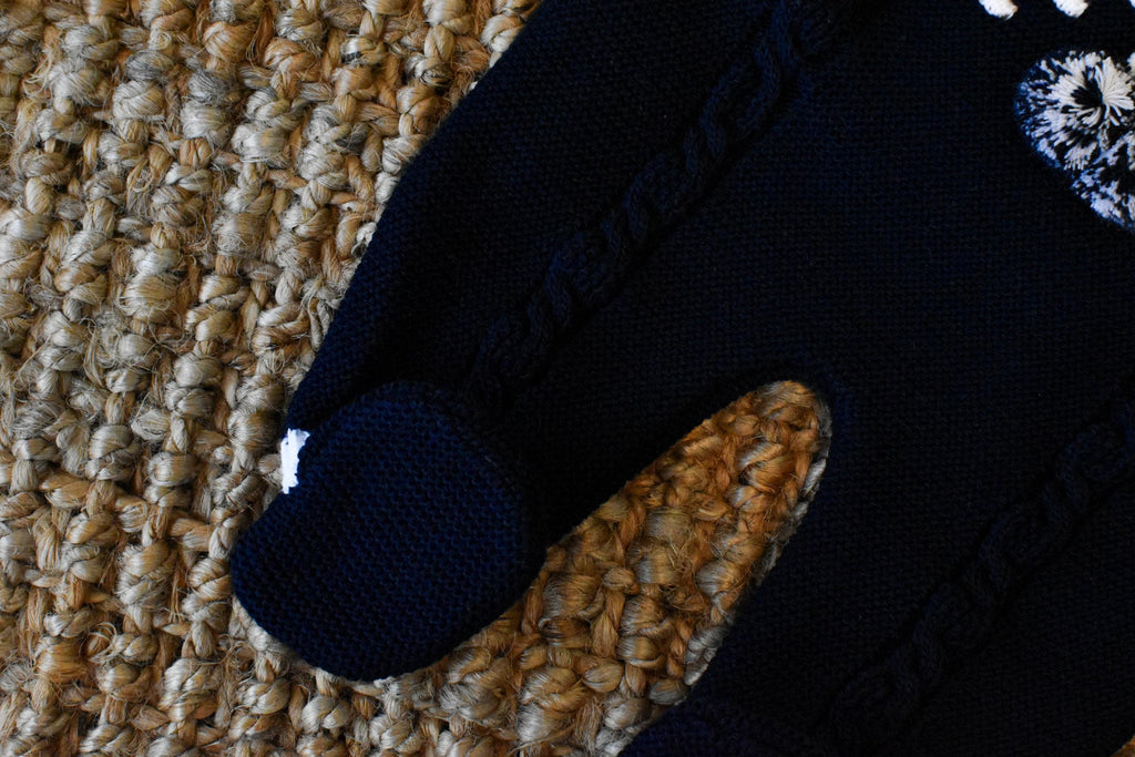 Romper Knit In Dark Blue