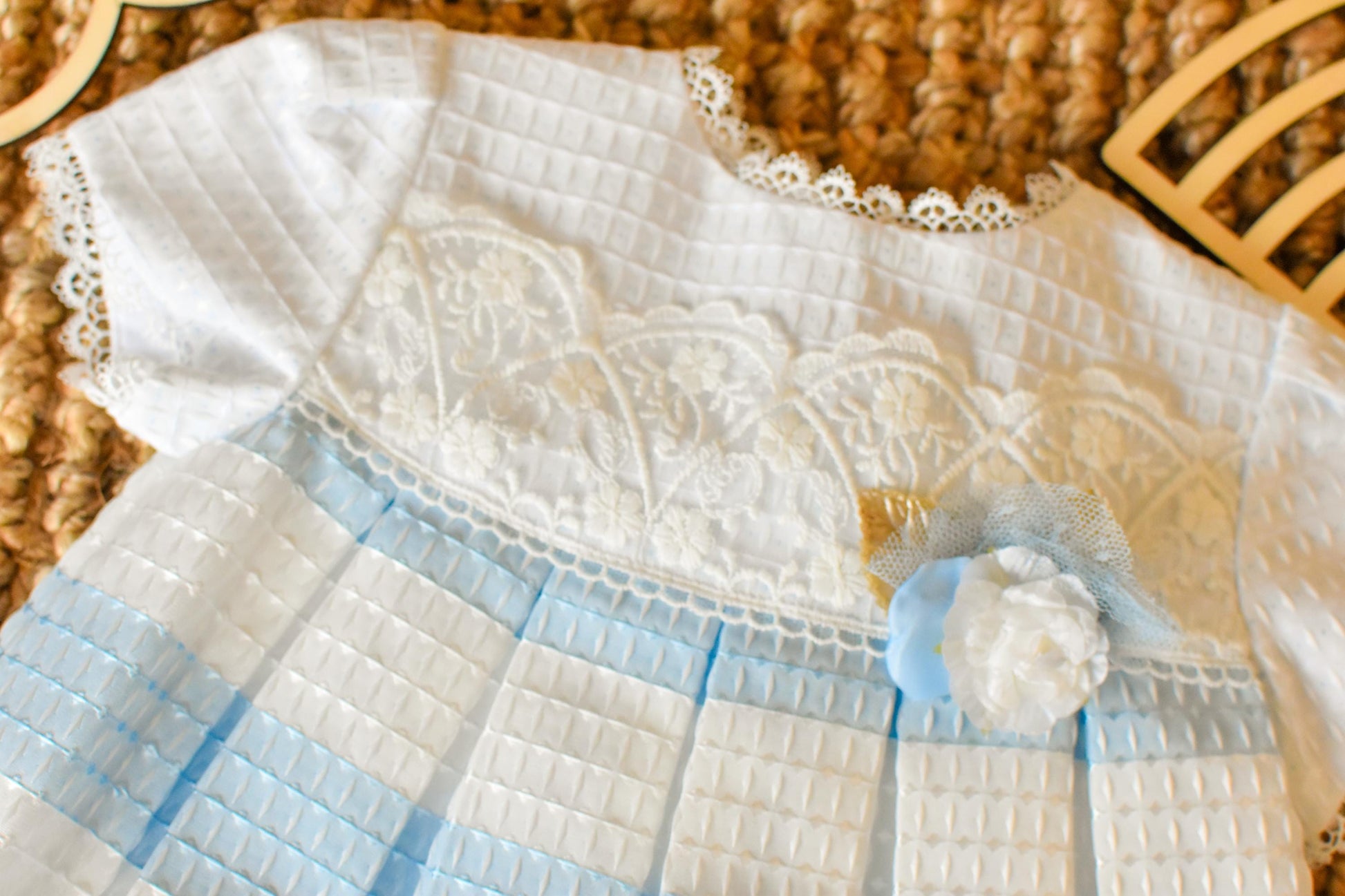 Ceremonial Dress Lines in Blue