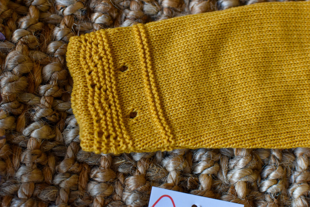 Knit Top Long Sleeve With bonnet with Stars