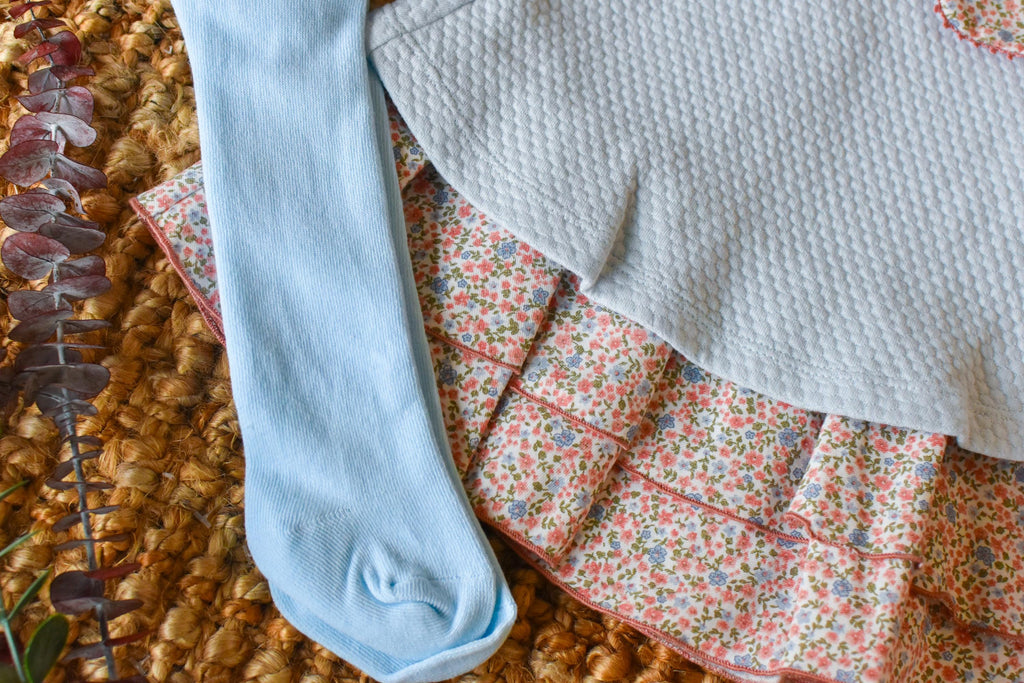 Spanish Dress for Girl in Blue