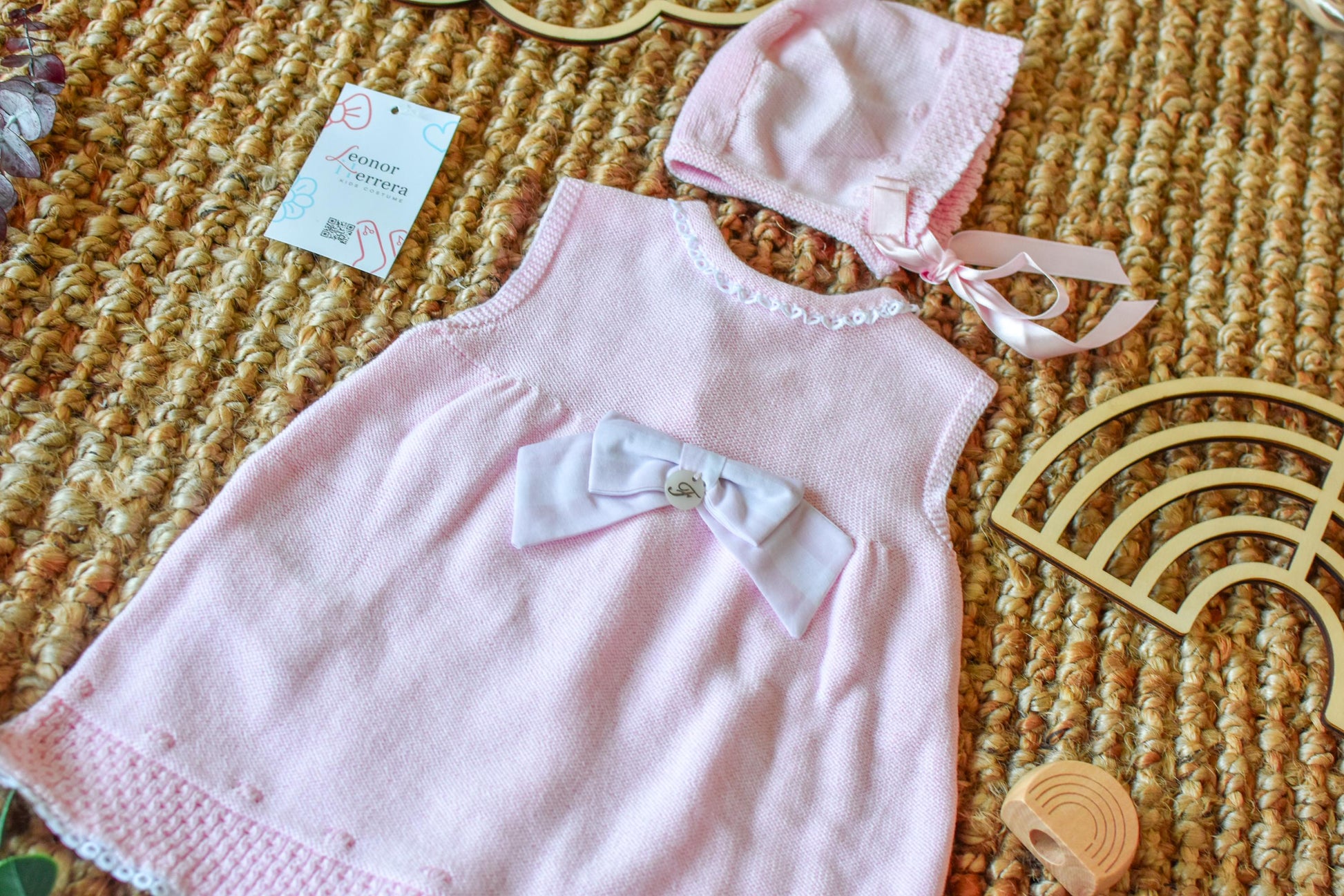 Knitted Dress in Pink