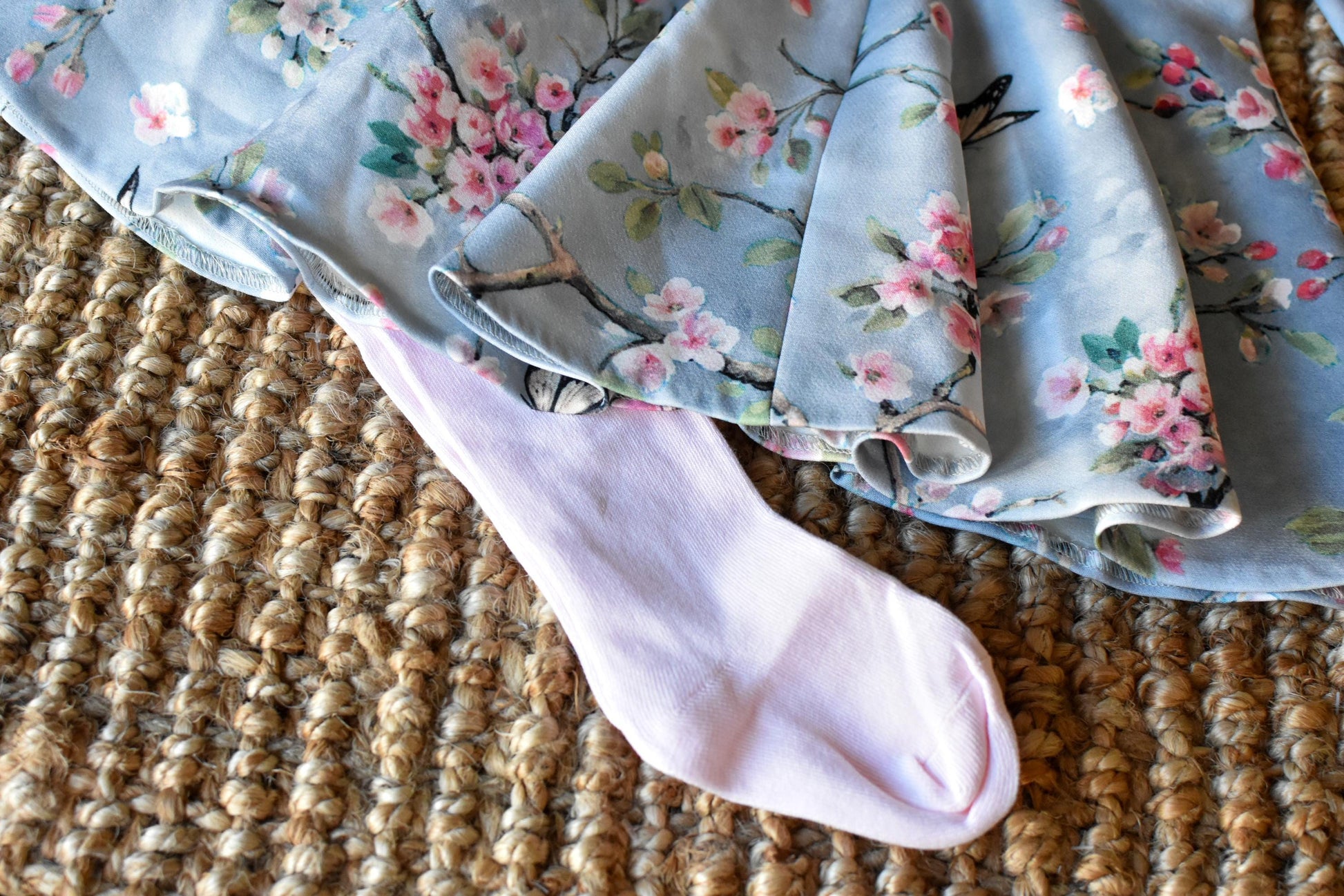 Dress Flowers in Grey