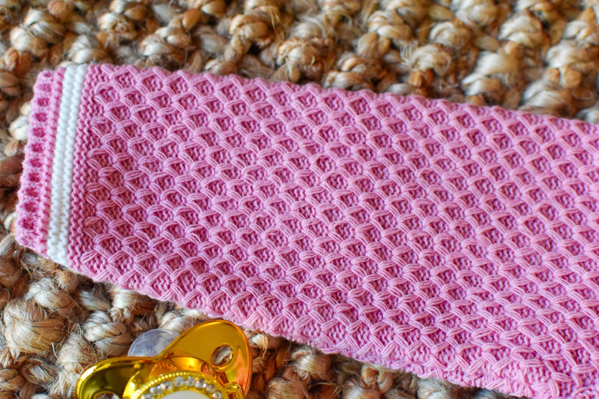 Relief Knit in Old Pink