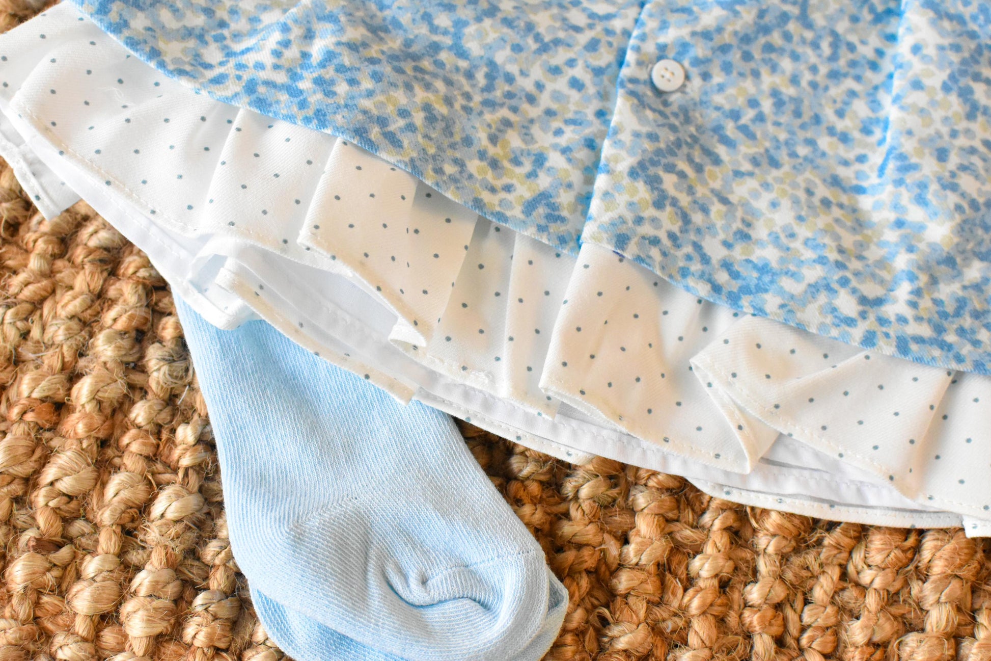 Dress outfit baby girl in Baby blue